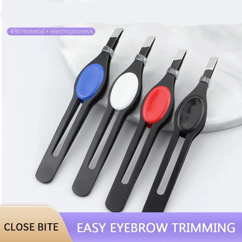 Stainless Steel Slanted Eye Brow Clips Removal Makeup Tools