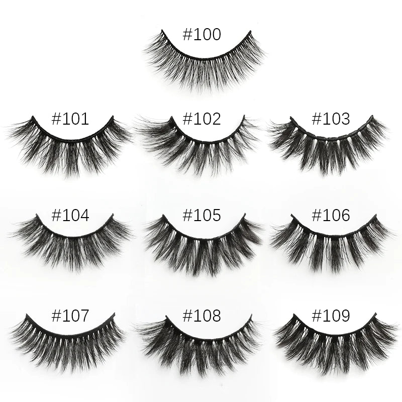 3D Mink Lashes Makeup Natural False Eyelashes