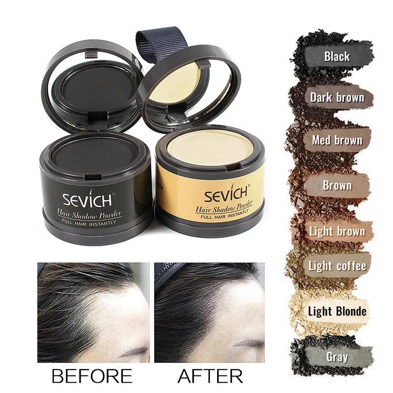 8 color Hair Fluffy Powder Hairline Shadow Powder Instant Cover Up Makeup