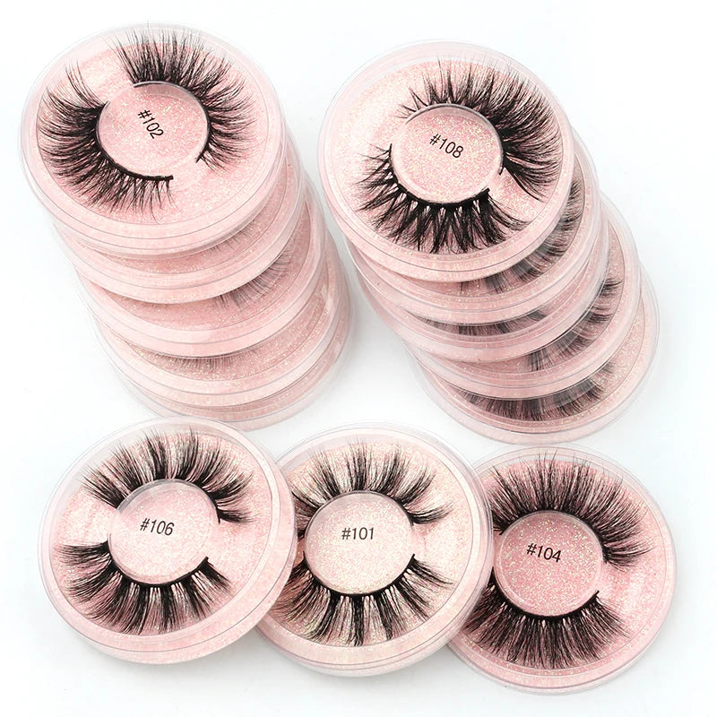 3D Mink Lashes Makeup Natural False Eyelashes