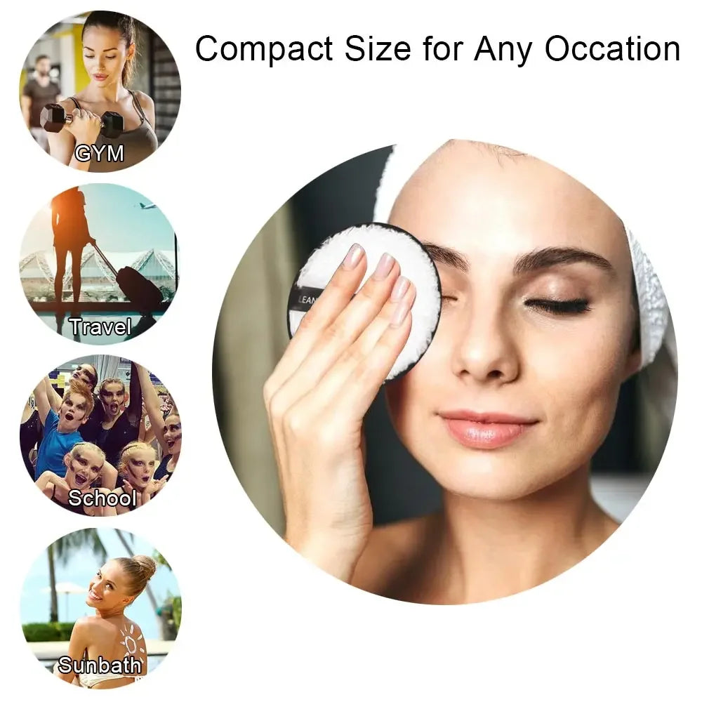 3Pcs Reusable Washable Make Up Towel Remover Pads