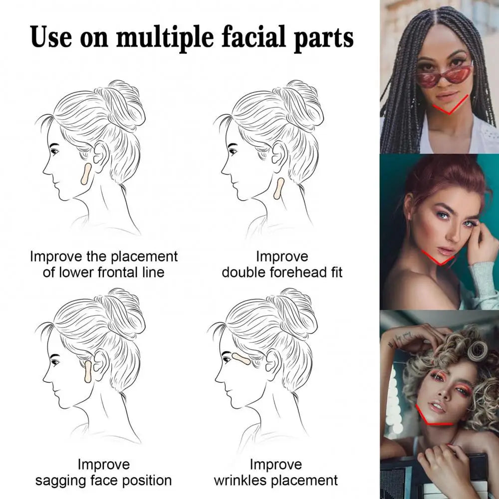 V-shaped Face Stickers Invisible Waterproof Tapes