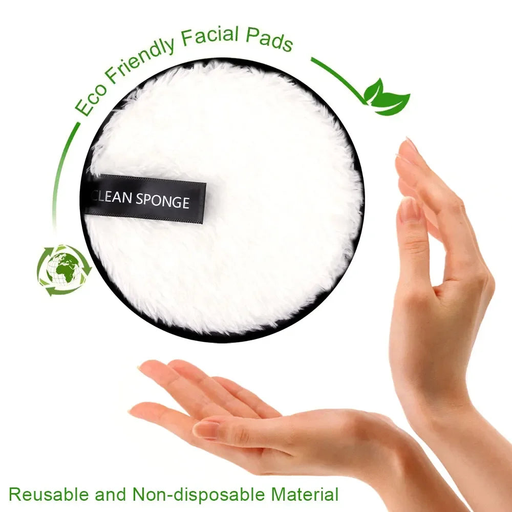 3Pcs Reusable Washable Make Up Towel Remover Pads