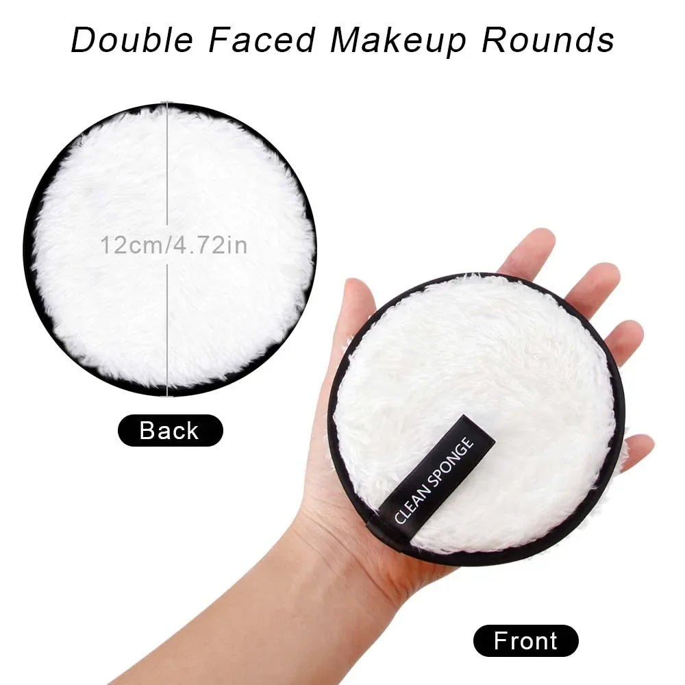 3Pcs Reusable Washable Make Up Towel Remover Pads
