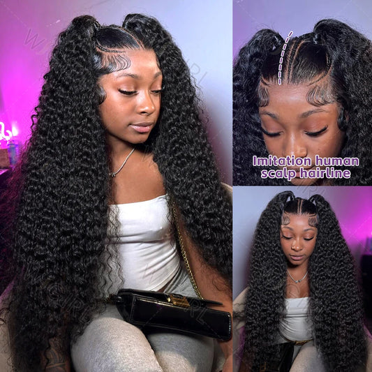 Loose Deep Wave Brazilian Lace Front Closure Wigs